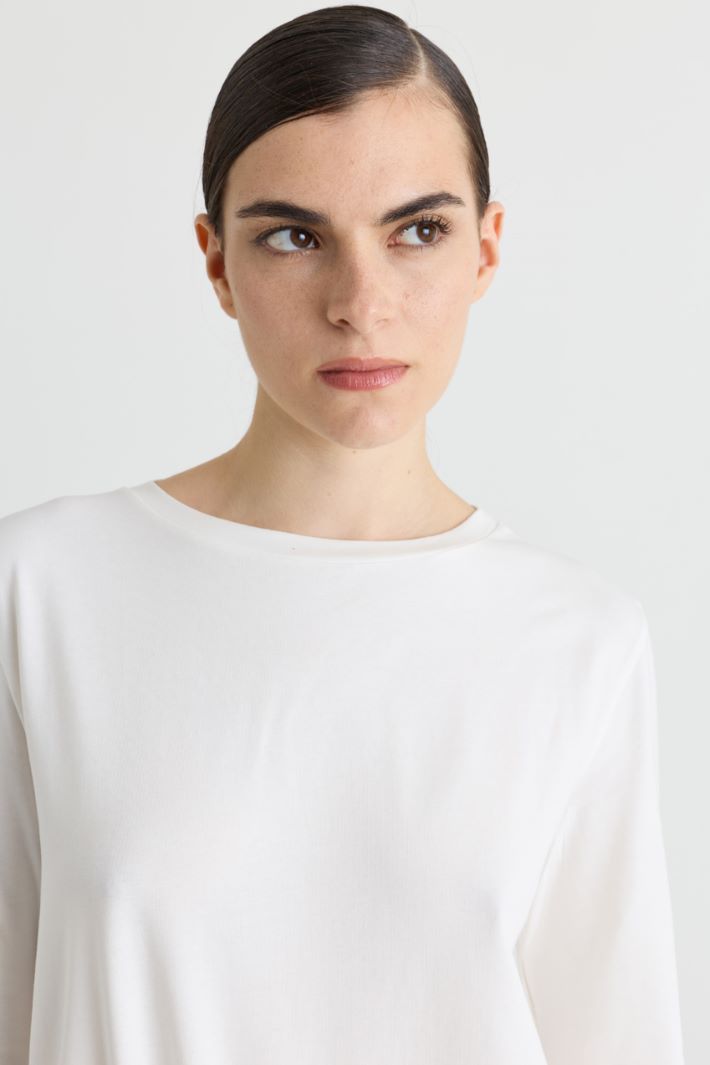 Top in jersey - BIANCO - Intrend - 3