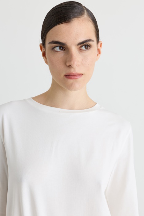 Top in jersey di cotone