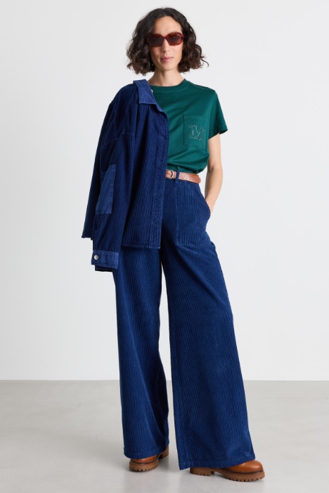 T-shirt con taschino ricamato - Intrend