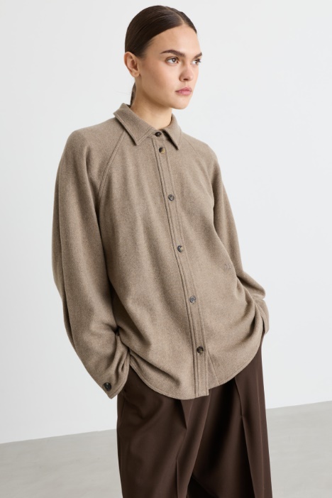 Camicia oversize in flanella - Intrend