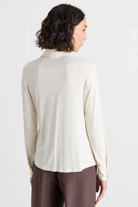 Camicia in jersey stretch