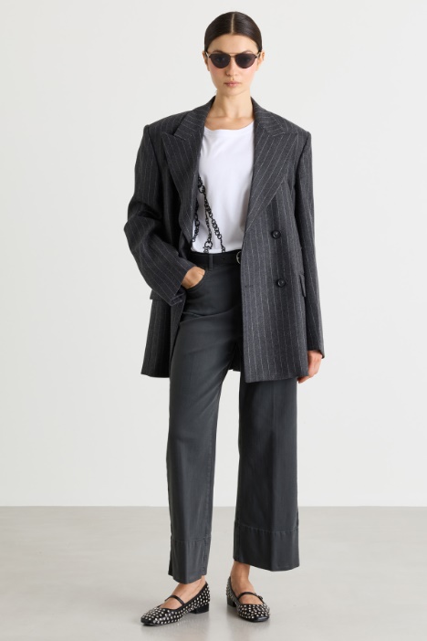 Camiseta con aplique joya - Intrend