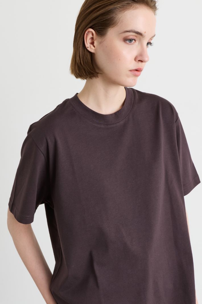 T-shirt oversize - MARRON - Intrend - 3