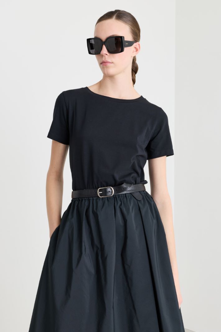 T-shirt in jersey - NERO - Intrend - 2