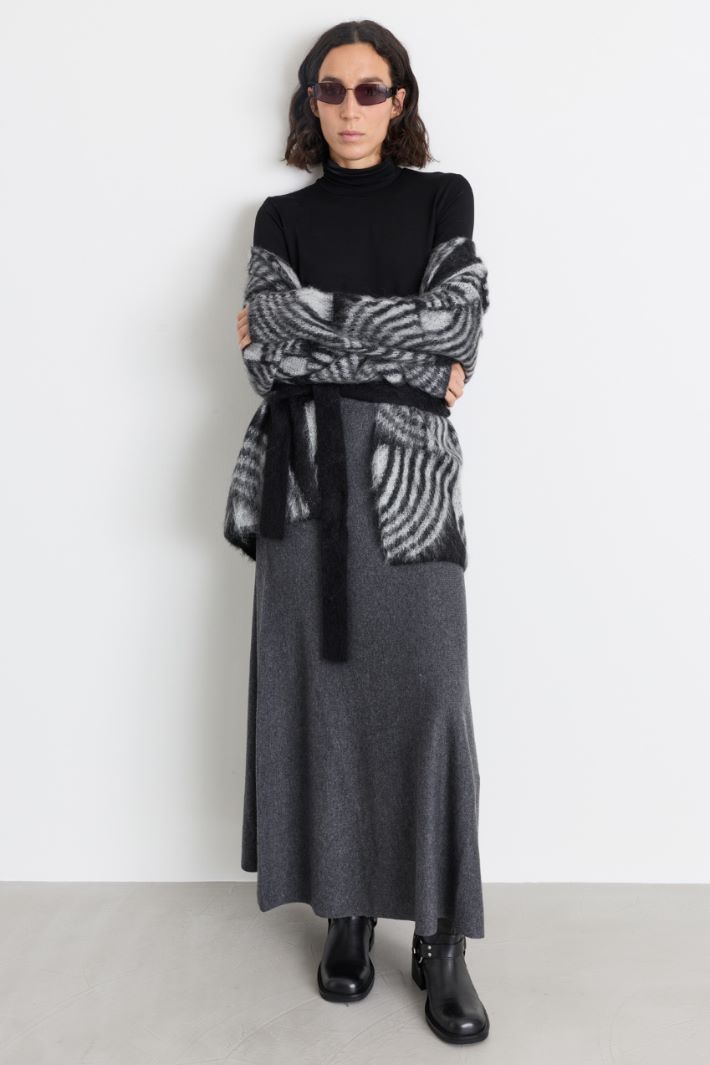 Dolcevita in jersey stretch - NERO - Intrend