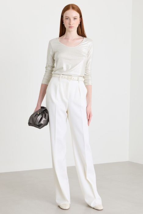 T-shirt con ampio scollo - Intrend