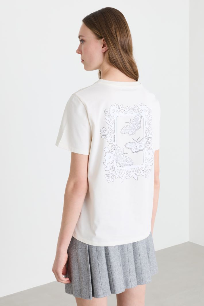 T-shirt con stampa - BIANCO  - Intrend - 4