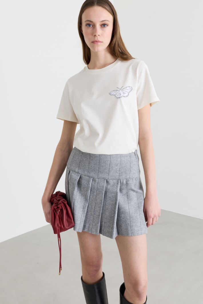 T-shirt con stampa - BIANCO  - Intrend - 2
