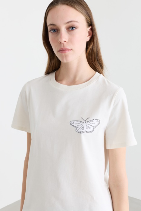 T-shirt in cotone con stampa