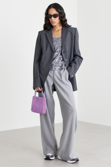 Blazer in tela stretch - Intrend