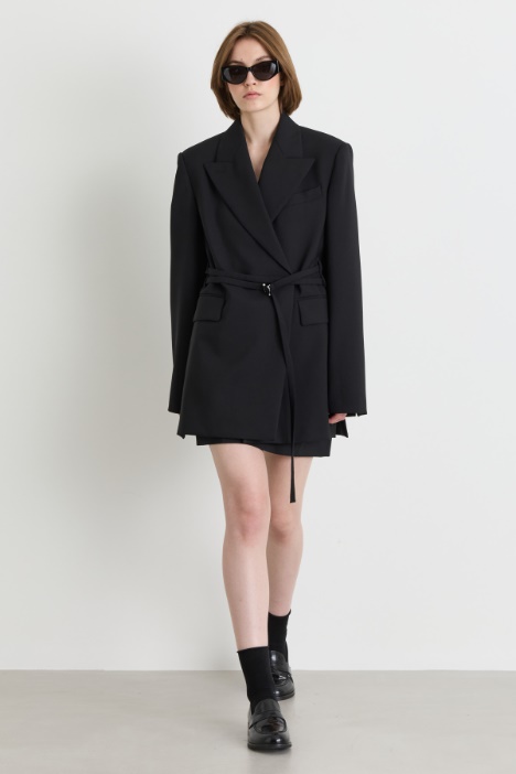 Blazer cruzado largo - Intrend