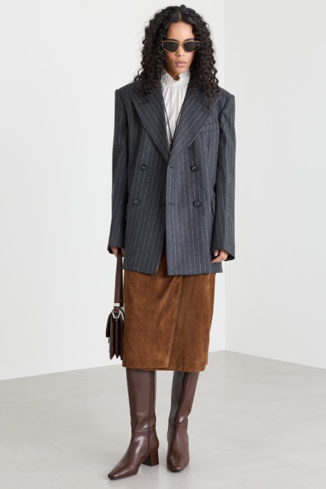 Blazer doppiopetto oversize - Intrend