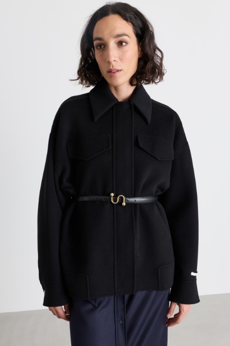 Oversized belted jacket - Intrend
