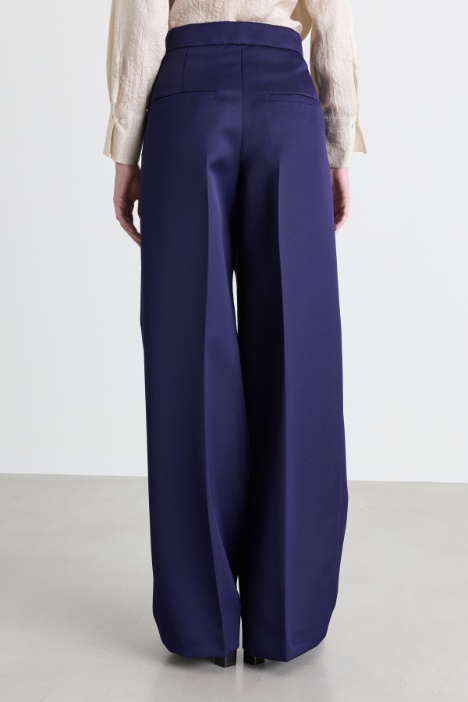 Pantalone oversize a vita bassa