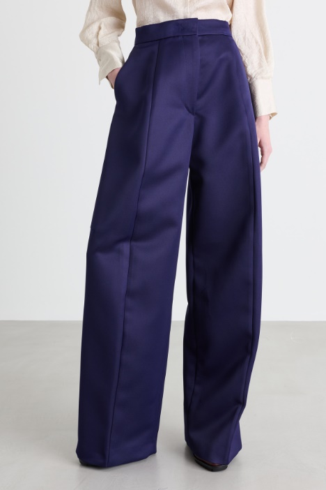 Pantalone oversize a vita bassa