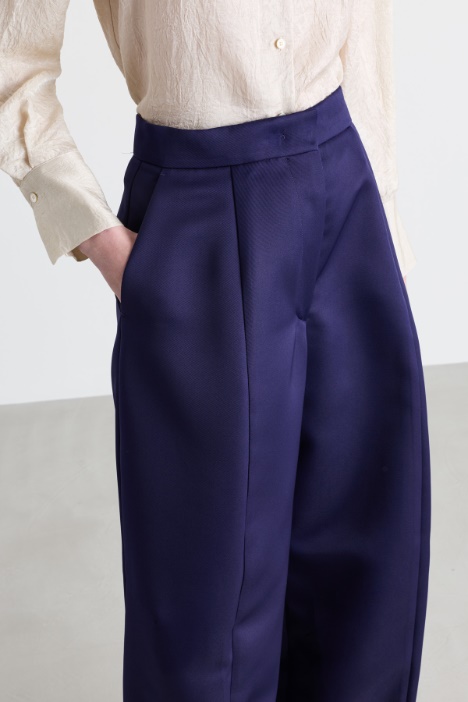 Pantalone oversize a vita bassa