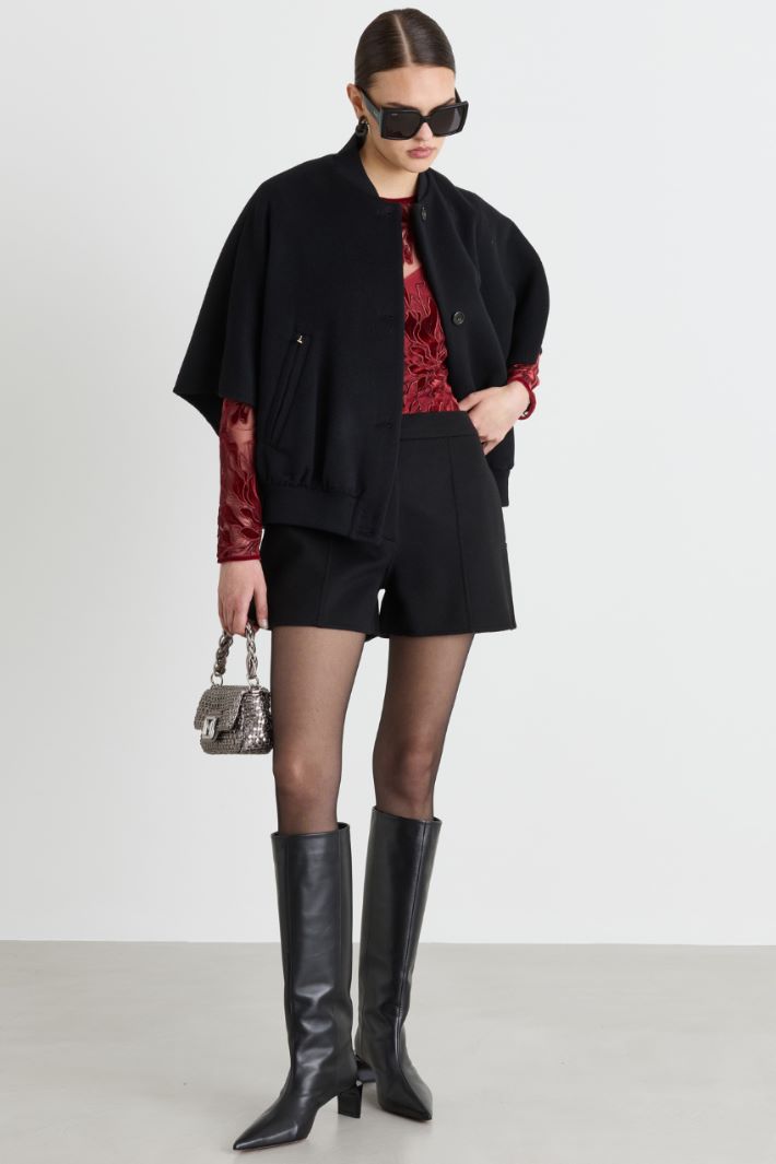 Shorts in double - NERO - Intrend