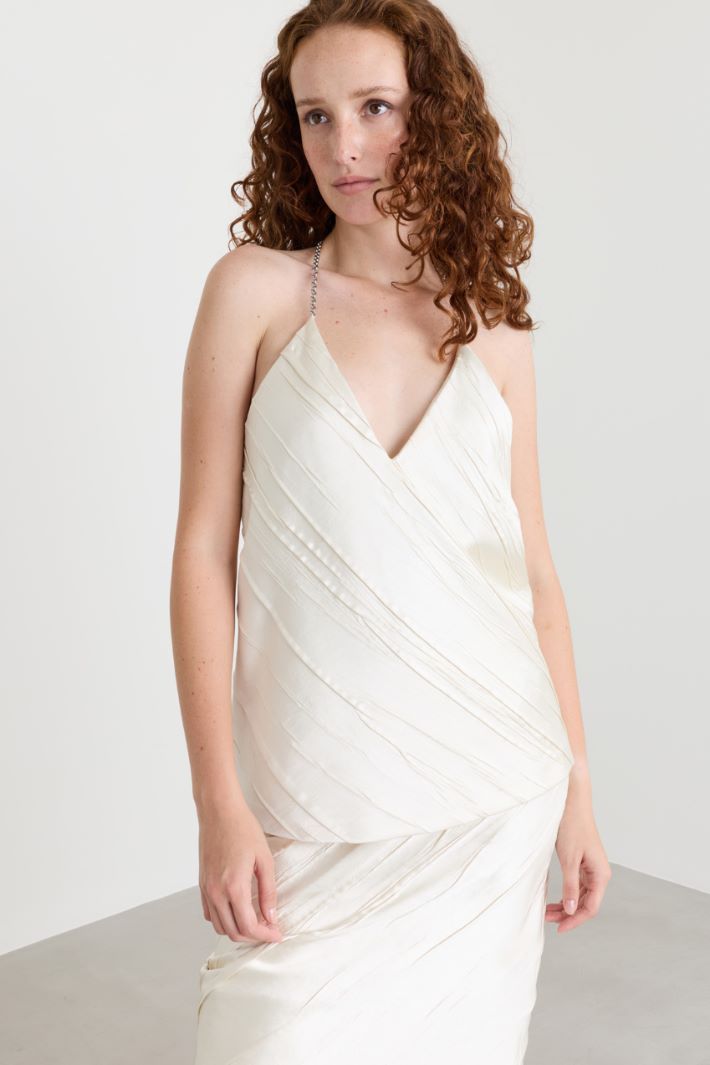 Top in raso - BIANCO - Intrend - 2