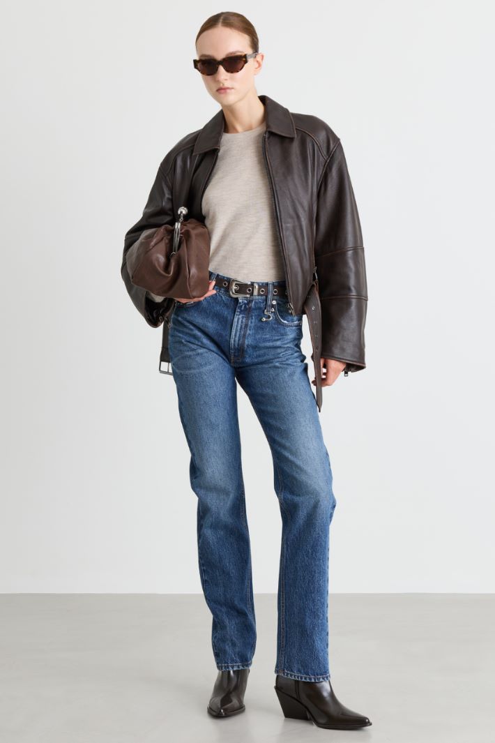 Jean taille basse - BLEU CLAIR - Intrend