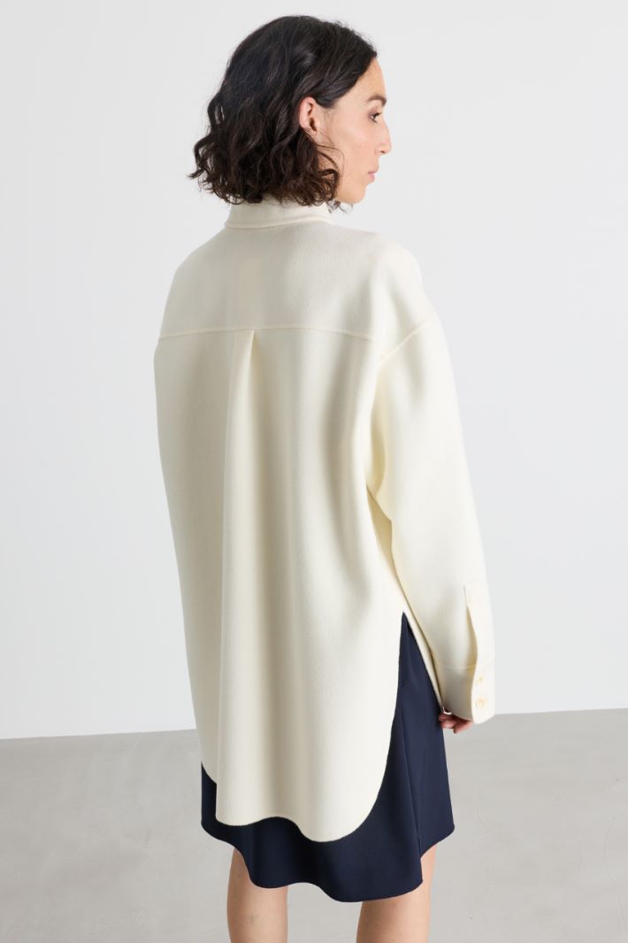 Casacca in double - BIANCO - Intrend - 4