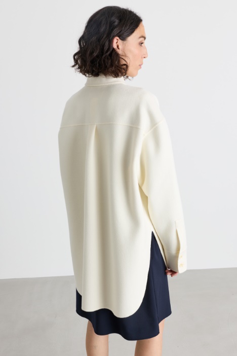 Casacca in double di lana