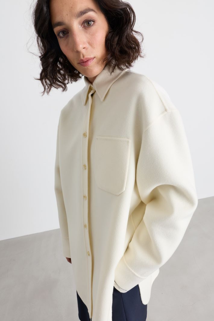 Casacca in double - BIANCO - Intrend - 3