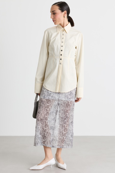 Camicia aderente con taglio in vita - Intrend