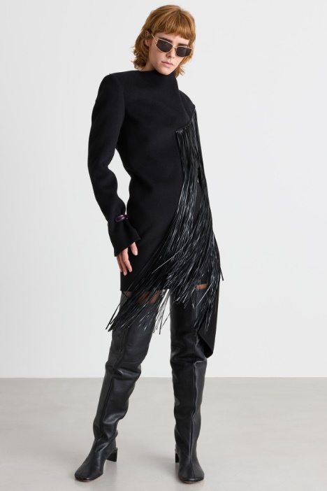 Fringed mini dress - Intrend