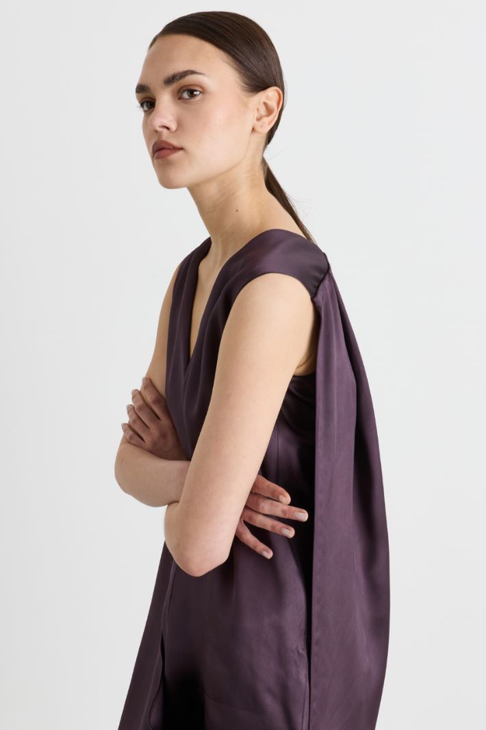 Wrap-panel dress - VIOLET - Intrend - 3