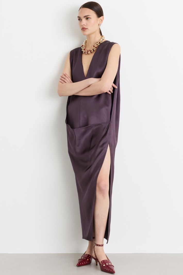 Wrap-panel dress - VIOLET - Intrend