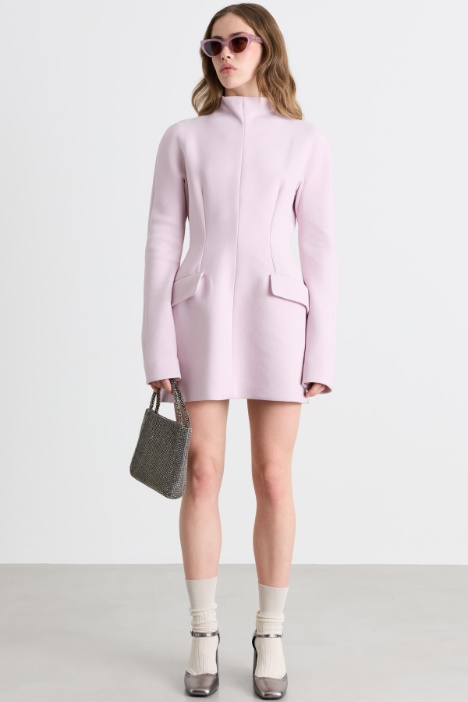Stretch Wool-Blend Mermaid Dress - Intrend