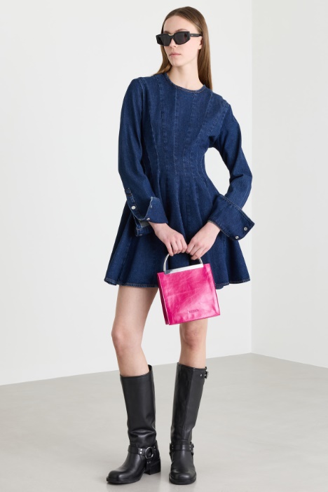Mini dress with shaping seams - Intrend