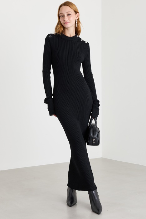 Long knitted dress - Intrend