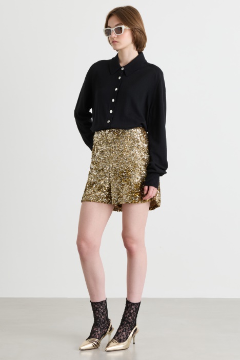 Cardigan con colletto - Intrend