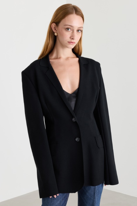 Semi-fitted blazer - Intrend