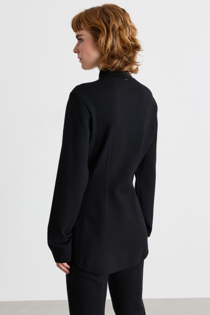 Camicia in maglia - NERO - Intrend - 4