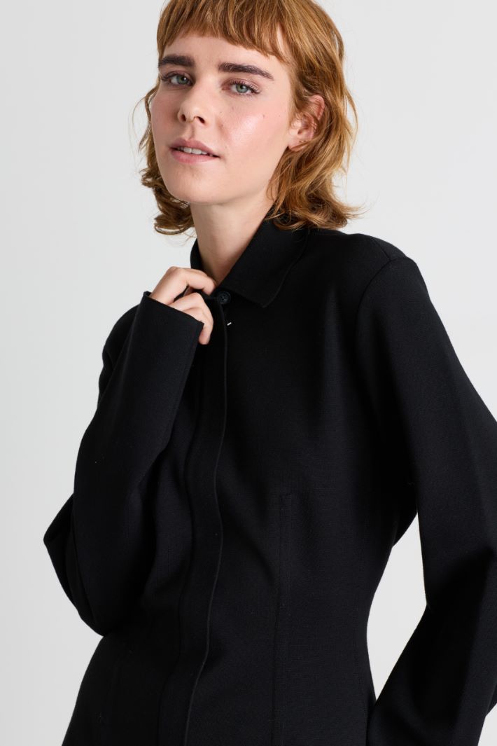 Camicia in maglia - NERO - Intrend - 3