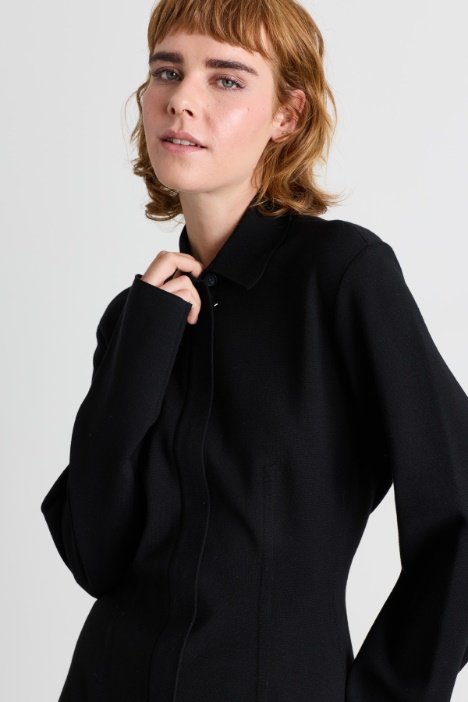 Camicia in maglia di viscosa