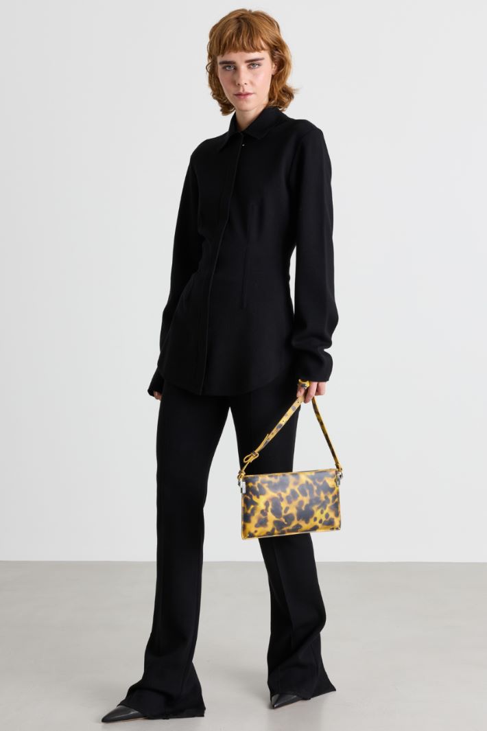 Camicia in maglia - NERO - Intrend