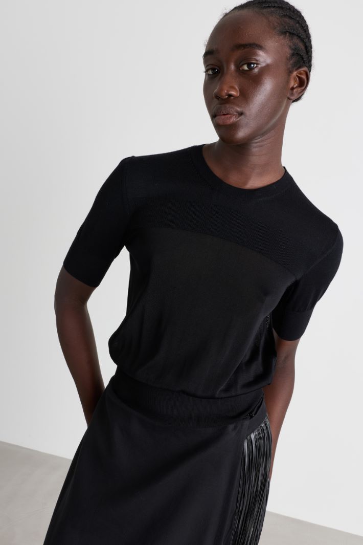 Maglia a manica corta - NERO - Intrend - 2