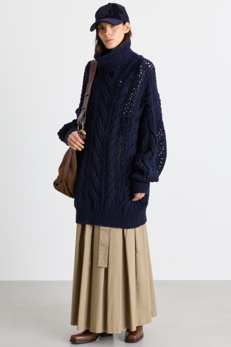 Maglia oversize con trecce - Intrend