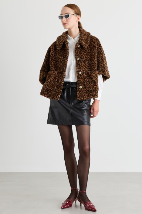 Belted Short Skirt - Intrend