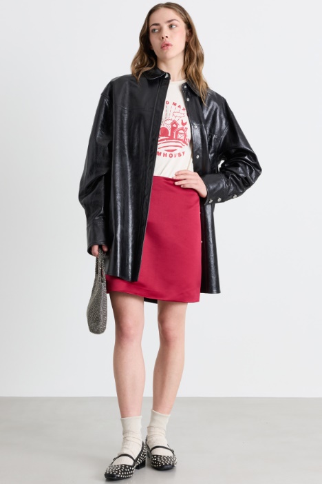Sobrecamisa de piel - Intrend