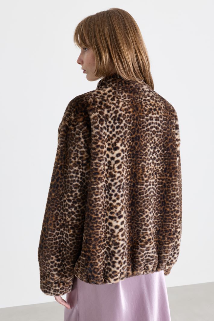 Animal print bomber jacket - ANIMAL - Intrend - 4