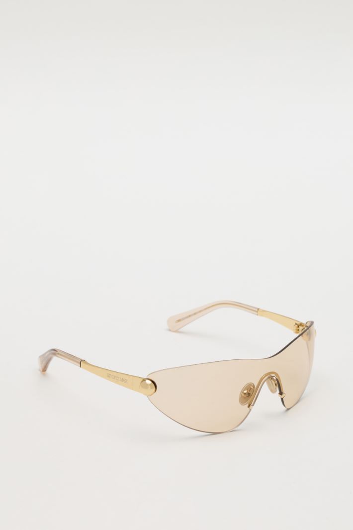 Occhiali a mascherina - BEIGE - Intrend - 2