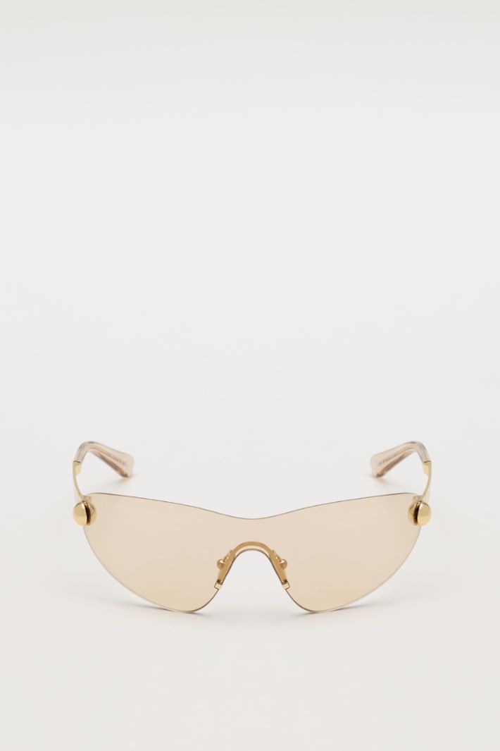 Occhiali a mascherina - BEIGE - Intrend
