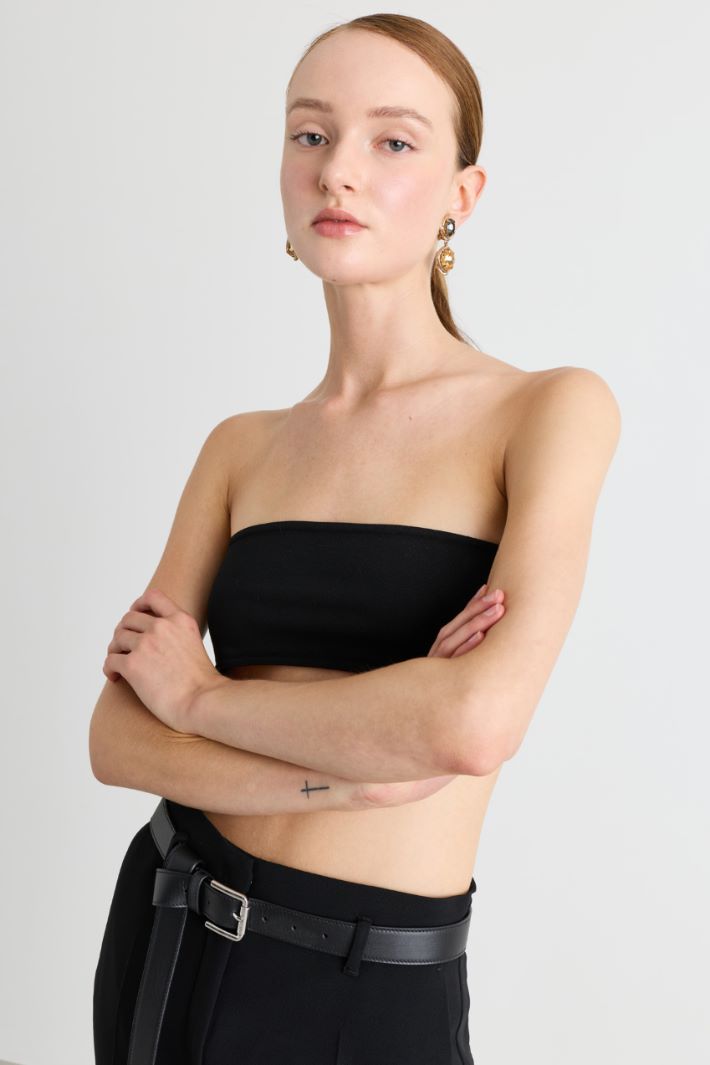 Bandeau bra - BLACK - Intrend - 4