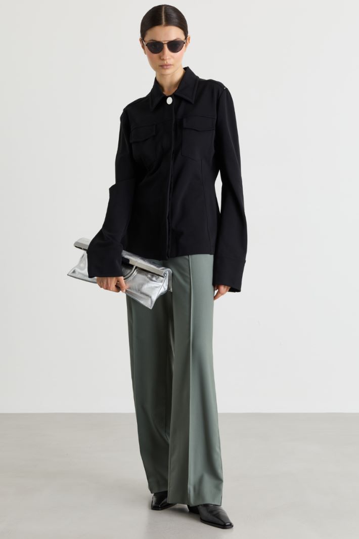 Stretch Jacket - BLACK - Intrend