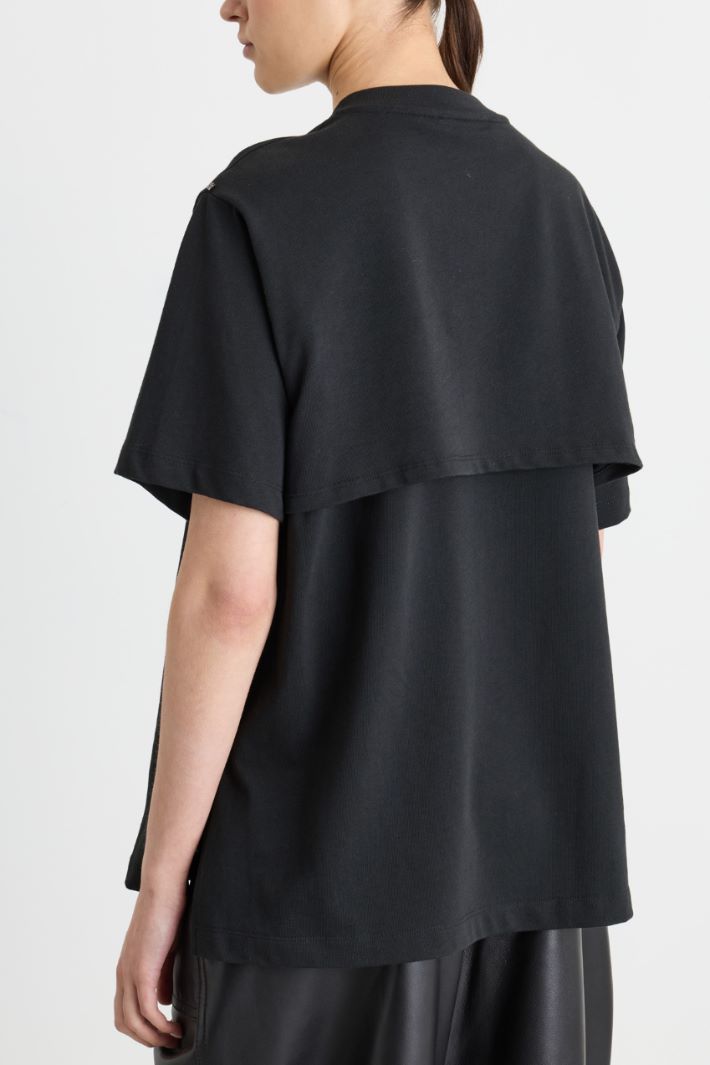 T-shirt con frange - NERO - Intrend - 4