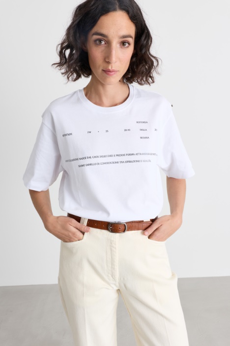 Printed Jersey T-shirt - Intrend